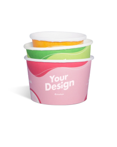 Printed Ice Cream Cups with Matte Finish – The Premium Choice