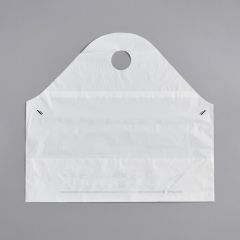 21" x 19" x 10" Customizable Tamper-Evident Plastic Wavetop Delivery Bag - 250/Case