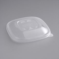 24-48 oz. Clear Compostable PLA Lid - 200/Case