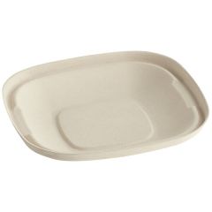 24 oz. Compostable Square Fiber Bowl - 400/Case