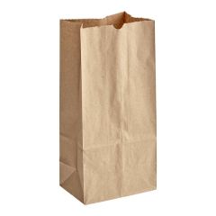 5 lb. Natural Kraft Paper Customizable Bag - 500/Case Width 5 1/4 InchesHeight 10 15/16 Inches Gusset Width 3 7/16 Inches