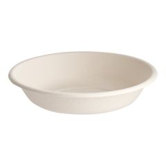 24 oz. Compostable Fiber Take-Out Bowl - 300/Case