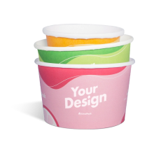 Printed Ice Cream Cups with Matte Finish – The Premium Choice